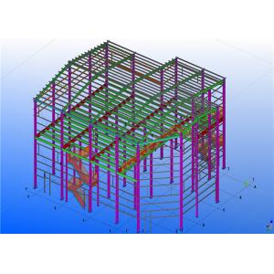 Q345 Light Steel Workshop Storage Building with sandwich panel