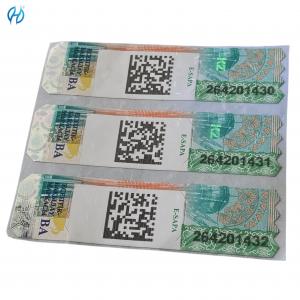 Custom Order Accepted CMYK Pantone Color Printing Tax Stamp label