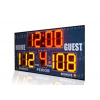 Easy Installation Basketball Portable Scoreboard , Basketball Score Clock With Brackets