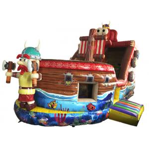 Durable Inflatable Pirate Boat / Commercial Inflatable Pirate Boat Family Use