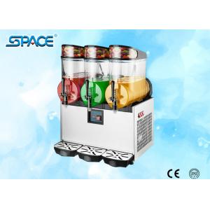 China Triple Bowl Frozen Drink Slush Machine , Frozen Beverage Machine High Efficiency supplier