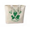 China Reusable Large Cotton Canvas Grocery Bag Custom Printed For Travel wholesale