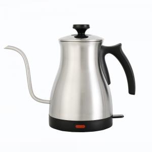 0.7L Gooseneck Stainless Steel Electric Kettle Cordless Mechanical Control Type