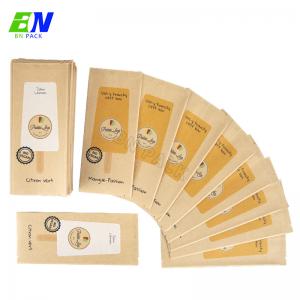 Biodegradable Heal Seal Food Packaging Bag Chocolate Snack Energy Bar Wrapper Packaging