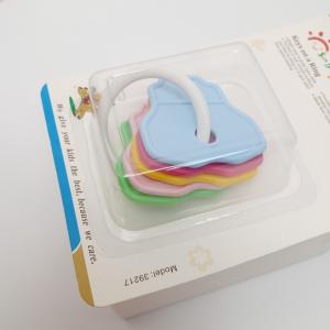 China Colorfull PP Ring 3 Month Baby Teether Keys supplier