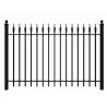 Fashionable Ornamental Iron Fence Parts Wrought Iron Components Powder Coated