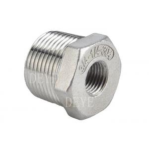 SS316 SS304 150PSI Screw Threaded Pipe Fittings for SS Heavy Hex Bushing