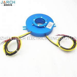 China 18circuits 25mm Thickness through No hole  Flat Slip Ring For Rotary table supplier