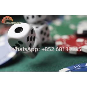 Transparent Magic 6 Sided Dice Gambling Custom Loaded Dice Regular Size