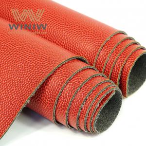 Red Basketball Skin Pattern Polyurethane Vegan Leather World Of Fashion Classic Look