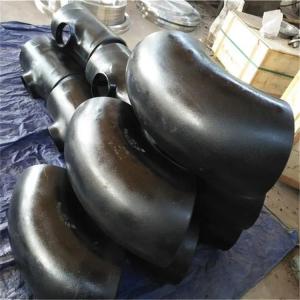 90 Degree Black Petroleum Carbon Steel Elbow Fittings Astm