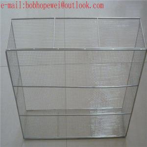 China stainless steel wire mesh medical basket /medical instruments tray supplier