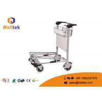 China Lightweight Airport Luggage Trolley Foldable Travel Passenger Airport Push Cart on sale