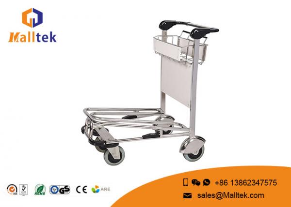 Lightweight Airport Luggage Trolley Foldable Travel Passenger Airport Push Cart
