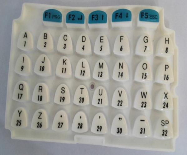 Customized Elastomeric Silicone Flexible Keyboard , Mechanical Computer Keyboard