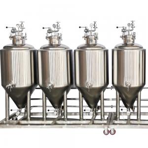 Polished Cooling Double Jacket Fermentation Tank 113 KG For Large-Scale Production