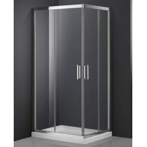 H 1950mm Corner Replacement Sliding Door Shower Enclosure With Tray