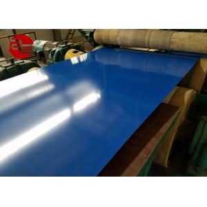 Red / Green / Blue Colour Coated Galvanized Sheets With PPGL 0.12-2.0 mm