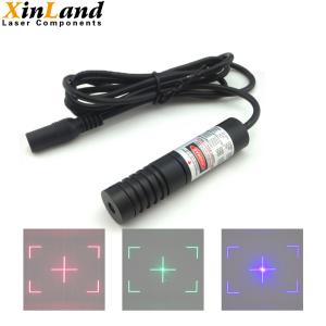 China O módulo três do diodo láser do RGB do retângulo 15.8° colore o módulo opcional do laser supplier
