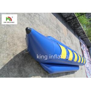 China 6 Seats Blue Inflatable Fly Fishing Boats Water Boat PVC Tarpaulin supplier