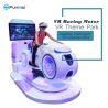 China 700KW white color multiplayer eye-catch appearance  Car Driving Vr Simulator Motorcycle Racing For Game Zone wholesale