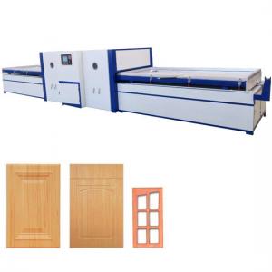 PVC film MDF door skin full automatic vacuum membrane press machine