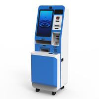 China Self Service Cash Kiosk Library Self Checkout Machine With Banknote Acceptor on sale
