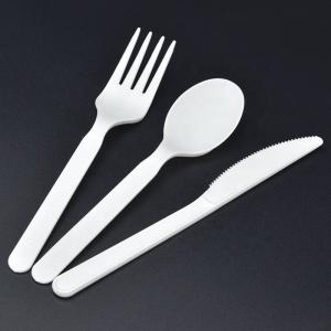 9in PLA Compostable CPLA Cutlery 100% Biodegradable Forks And Spoons Knives