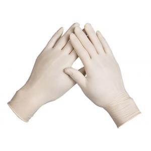 China Powder Free Latex Disposable Medical Gloves For Medical Examination , Hospital supplier