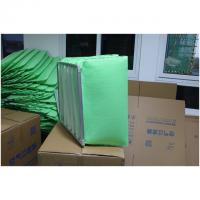 China Synthetic Filter Media Merv 8 White And Green Polypropylene Woven Fabric Air Filter Media on sale