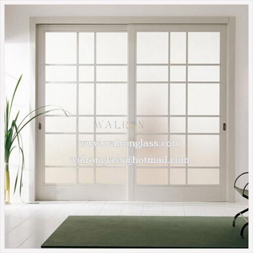 back painted glass sliding door