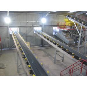 Safety Concrete Conveyor Belt Machine With Pull Cord Switches Long Service Life