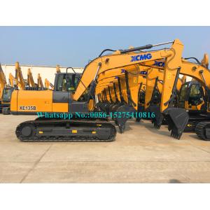 ISUZU Engine XCMG Construction Machinery , 13 Tonne Digger CE Certificate XE135B