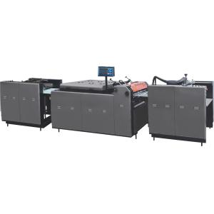 China Automatic UV Coating Machine with 620x760mm and 760x1020mm Max Sheet Size and 0~40m/min Speed for High Efficiency Lamination wholesale