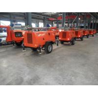China 4kw - 15kw Water Cooled Light Tower Generator , Mobile Light Tower Diesel Generator on sale