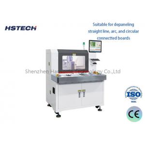 High Precision Double Platform Manual Door PCB Router Machine for PCBA Assembly