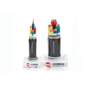 El IEC 60502-1 PVC aislado PVC de la clase 2 del conductor de cobre del cable de transmisión de 0.6/1 kilovoltios aisló y forró de 1 a 5 base