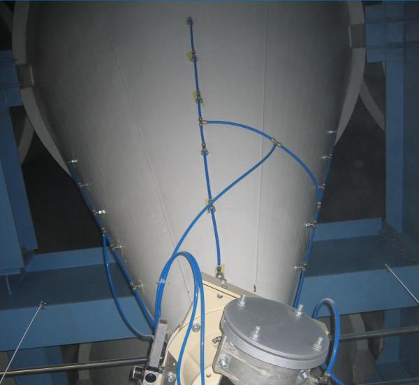 Silo Conic Section with Fluidization System