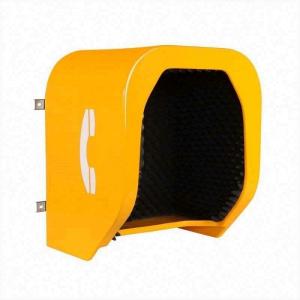 Industrial Acoustic Phone Booth Corrosion Resistant IP66-IP67 Weather Resistance