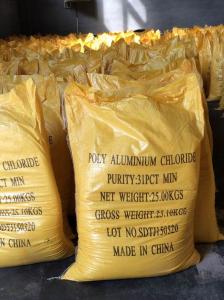 China PAC Poly aluminium chloride 28%, for industrial grade on sale 