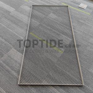 600x1200mm Metal Mesh Ceiling Panel Suspended Welded Wire Mesh Metal False Decoration
