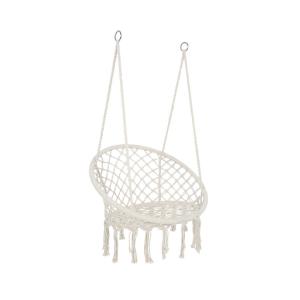 Max 330Lbs Indoor Hanging Rope Chair 7Pounds For Bedroom