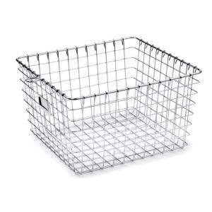 China High Strength Metal Sterilization Trays Wire Basket Stackable For Washing Processes wholesale