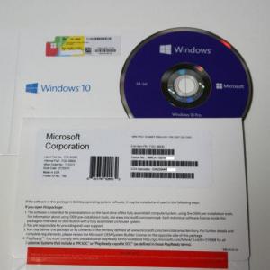 China Microsoft Windows 10 Pro Upgrade Key , Windows 10 Professional Key Spanish Version supplier