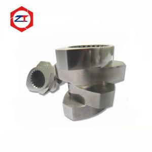 China Ppr Pipe Extruder Melting Zone Extruder Screw Elements Tool Steel / 6542 Material 30°- 90° Angle Pe Pipe Making Machine supplier