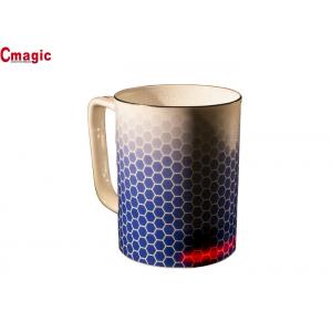 Ceramic Desktop Smart Cup , Led Self Heating Coffee Cup Customized Color