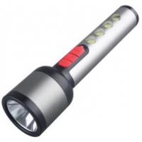 China LED Rechargeable Flashlight  ABS Aluminum 1LED COB  1200MAH With Type - C  Charging 5*5*18cm on sale