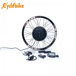 Waterproof Electric Bike Kit Motorized Bicycle Rear Wheel With Lcd Display