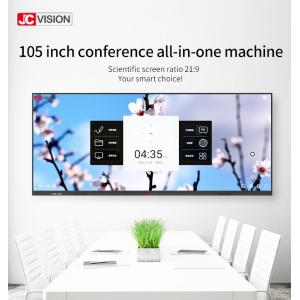 JCVISION Classroom Interactive Whiteboard 105 Inch Android 11 IR 20 Poitns Touch