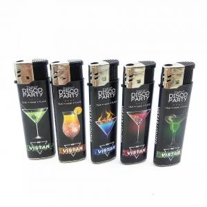 China Disposable Dy-072 Customized Black Label Electronic Lighter for End Customers supplier